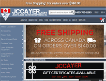 Tablet Screenshot of jccayer.com